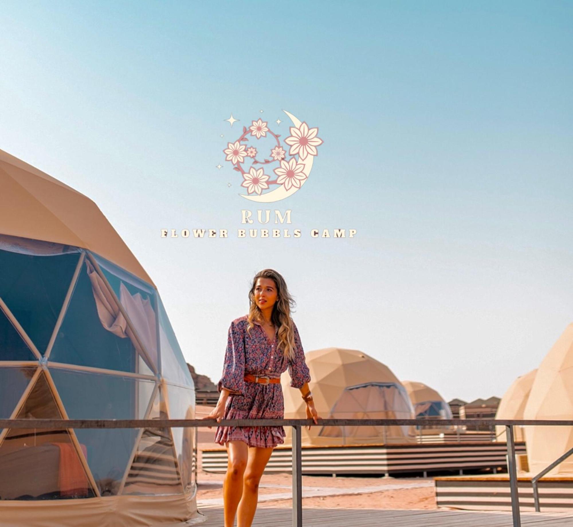 Rum Flower Bubbles Luxury Camp Wadi Rum Eksteriør billede
