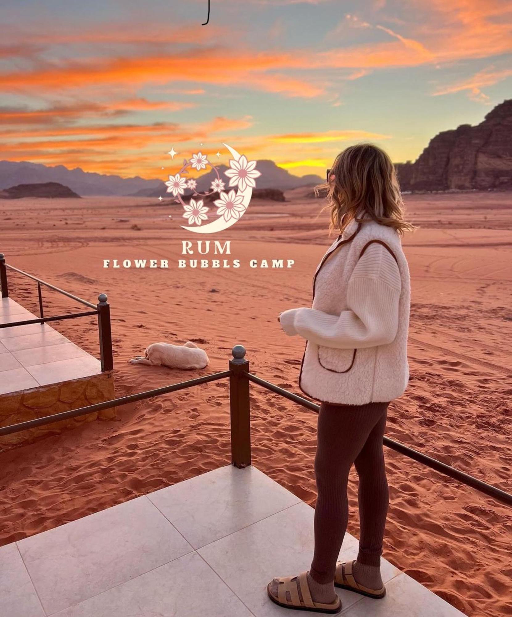 Rum Flower Bubbles Luxury Camp Wadi Rum Eksteriør billede