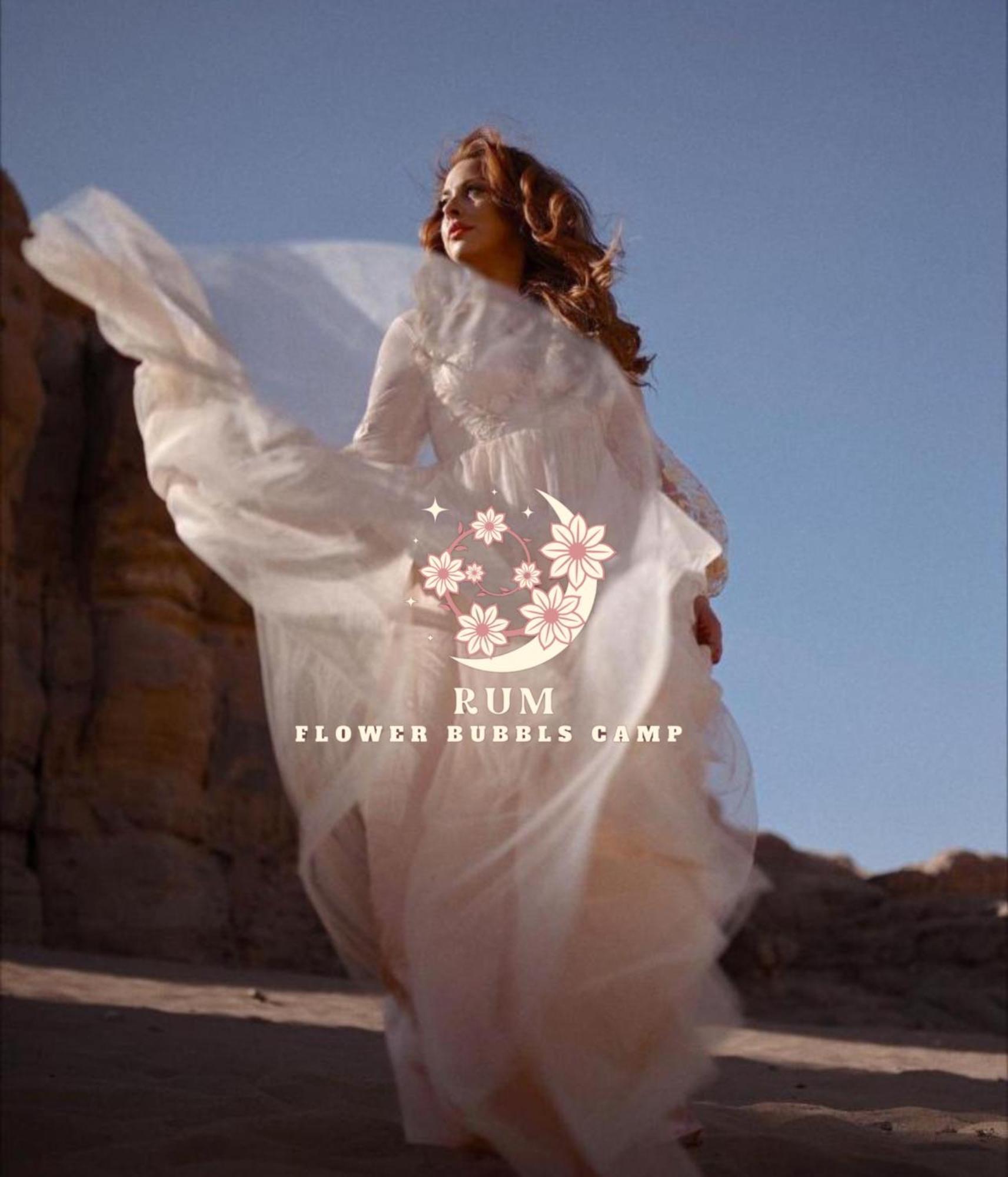 Rum Flower Bubbles Luxury Camp Wadi Rum Eksteriør billede