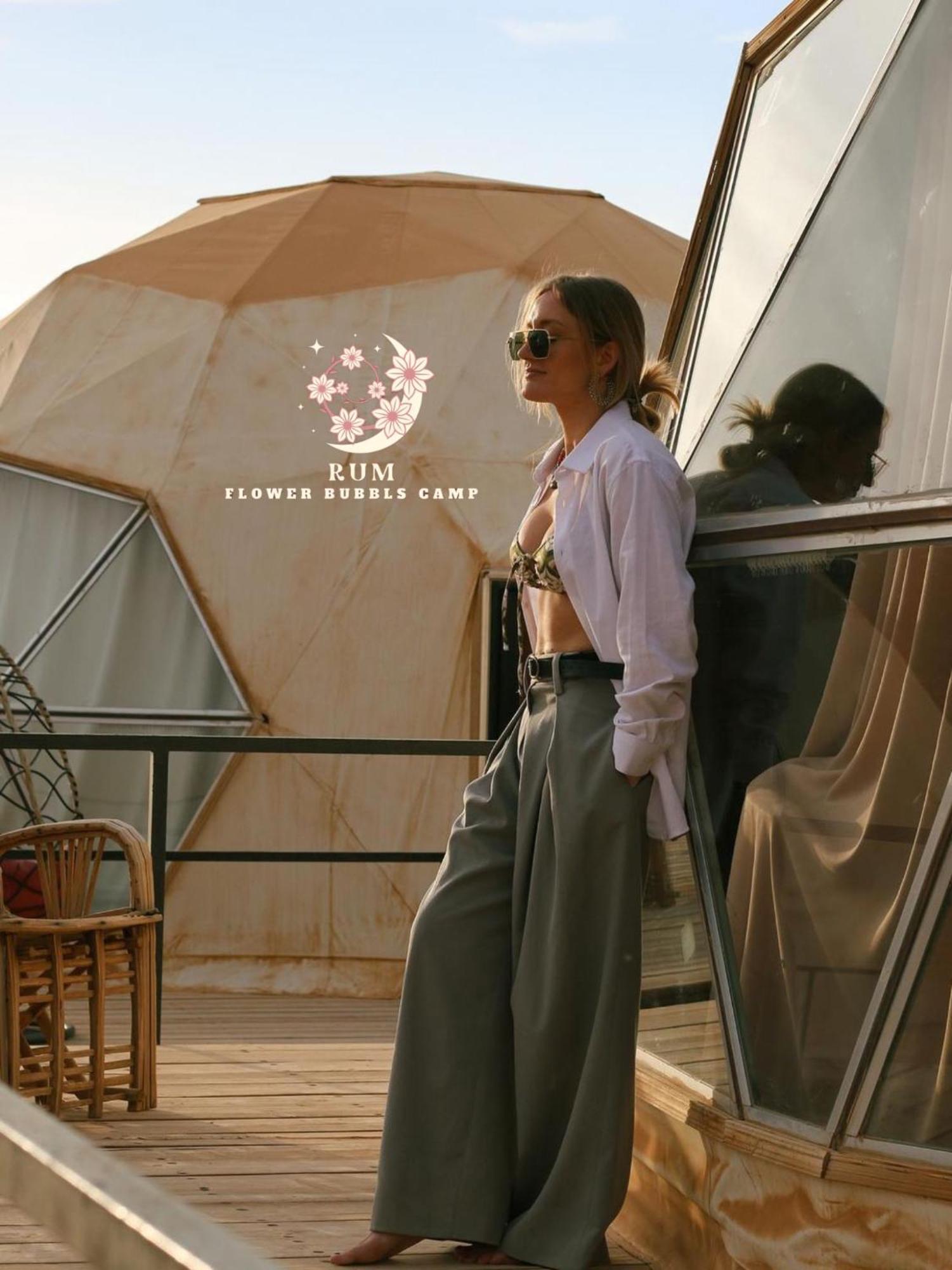 Rum Flower Bubbles Luxury Camp Wadi Rum Eksteriør billede