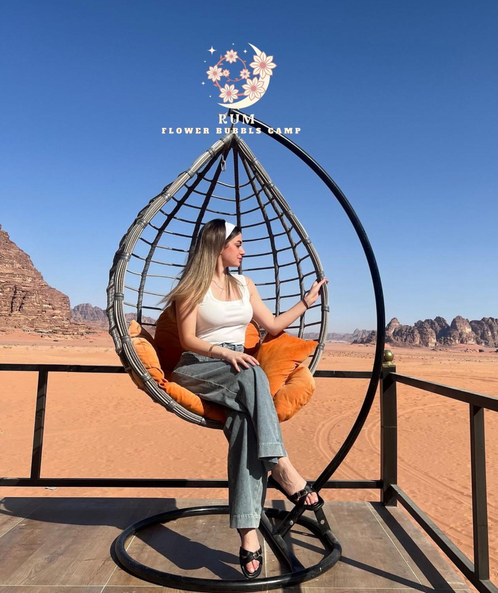 Rum Flower Bubbles Luxury Camp Wadi Rum Eksteriør billede