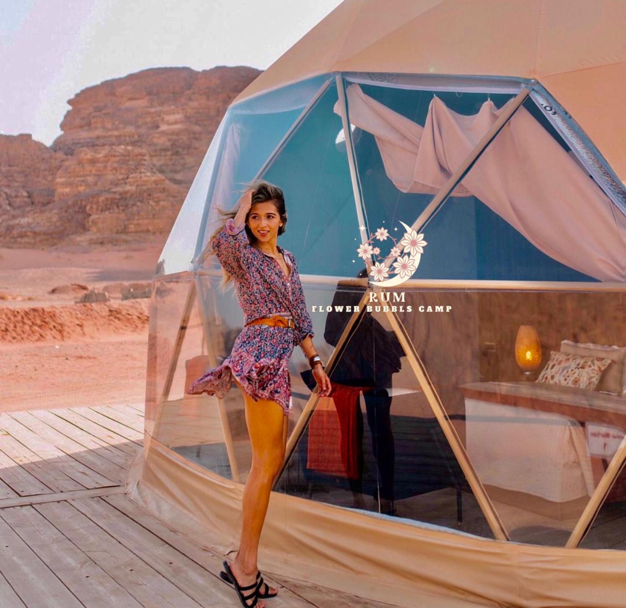 Rum Flower Bubbles Luxury Camp Wadi Rum Eksteriør billede